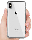 Shockproof Bumper Transparent Silicone Phone Case For iPhone (Multi Options Available)